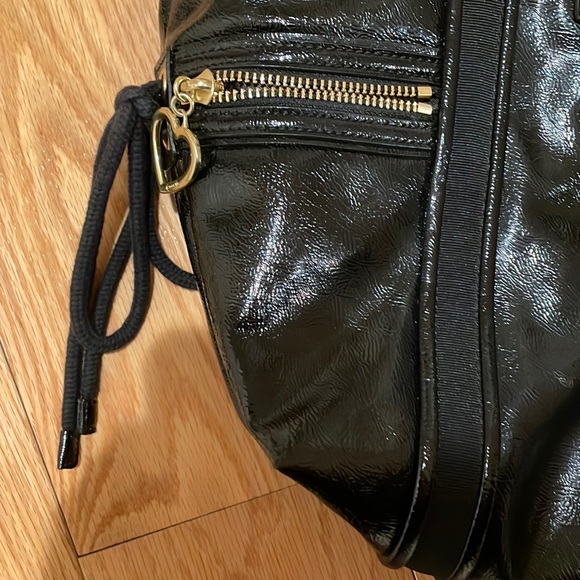 Coach Daisy Liquid Gloss Black Patent Leather Bag - Picture 3 of 10